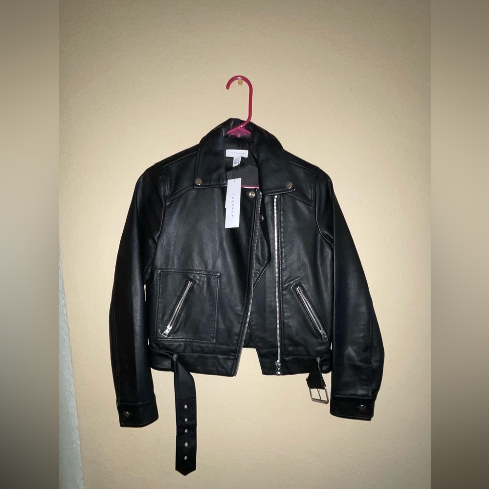 Faux Leather Jacket